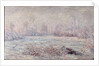 Frost near Vetheuil, 1880 by Claude Monet