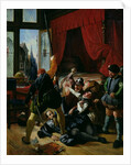 The Assassination of Brion, Tutor to the Prince of Conti at the St. Bartholomew's Day Massacre in 1572, 1833 by Joseph-Nicolas Robert-Fleury