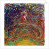 The Rose Path at Giverny, 1920-22 by Claude Monet