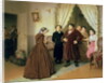 The Governess Arriving at the Merchant's House, 1866 by Vasili Grigorevich Perov