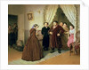 The Governess Arriving at the Merchant's House, 1866 by Vasili Grigorevich Perov