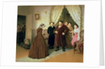 The Governess Arriving at the Merchant's House, 1866 by Vasili Grigorevich Perov