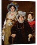 Portrait of Madame de Tangry and her Daughters, after 1816 by French School