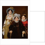 Portrait of Madame de Tangry and her Daughters, after 1816 by French School