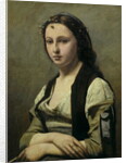 The Woman with the Pearl, c.1842 by Jean Baptiste Camille Corot