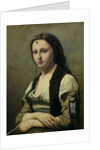 The Woman with the Pearl, c.1842 by Jean Baptiste Camille Corot