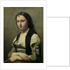 The Woman with the Pearl, c.1842 by Jean Baptiste Camille Corot
