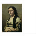 The Woman with the Pearl, c.1842 by Jean Baptiste Camille Corot
