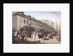 The Arrival of a Stagecoach at the Terminus, rue Notre-Dame-des-Victoires, Paris, 1803 by Louis Leopold Boilly
