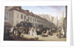 The Arrival of a Stagecoach at the Terminus, rue Notre-Dame-des-Victoires, Paris, 1803 by Louis Leopold Boilly