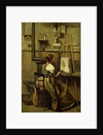 The Studio of Corot, or Young woman seated before an Easel, 1868-70 by Jean Baptiste Camille Corot
