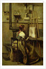 The Studio of Corot, or Young woman seated before an Easel, 1868-70 by Jean Baptiste Camille Corot