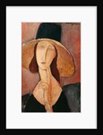 Portrait of Jeanne Hebuterne in a large hat, c.1918-19 by Amedeo Modigliani