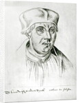 Ms 266 f.257 Portrait of Thomas Wolsey, cardinal of York by Flemish School