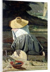 Washerwoman by the River, 1860 by Paul Camille Guigou