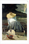 Washerwoman by the River, 1860 by Paul Camille Guigou