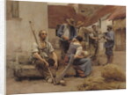 Paying the Harvesters, 1882 by Leon Augustin Lhermitte