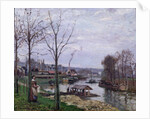The Washing House, Pontoise Port-Marly, or The Wash-house, 1872 by Camille Pissarro