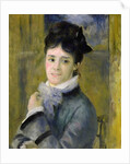 Portrait of Madame Claude Monet 1872 by Pierre Auguste Renoir