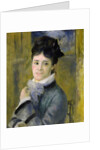 Portrait of Madame Claude Monet 1872 by Pierre Auguste Renoir