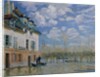 The Boat in the Flood, Port-Marly, 1876 by Alfred Sisley