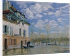 The Boat in the Flood, Port-Marly, 1876 by Alfred Sisley