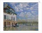 The Boat in the Flood, Port-Marly, 1876 by Alfred Sisley