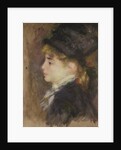 Portrait of a woman, possibly Margot, c.1876-78 by Pierre Auguste Renoir