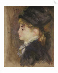 Portrait of a woman, possibly Margot, c.1876-78 by Pierre Auguste Renoir