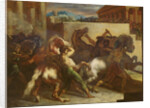 The Wild Horse Race at Rome, c.1817 by Theodore Gericault