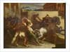 The Wild Horse Race at Rome, c.1817 by Theodore Gericault