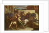 The Wild Horse Race at Rome, c.1817 by Theodore Gericault