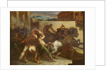 The Wild Horse Race at Rome, c.1817 by Theodore Gericault