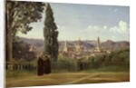 View of Florence from the Boboli Gardens, c.1834-36 by Jean Baptiste Camille Corot