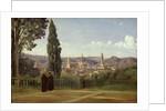 View of Florence from the Boboli Gardens, c.1834-36 by Jean Baptiste Camille Corot