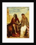 Othello and Desdemona in Venice, 1850 by Theodore Chasseriau