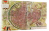 Map of Paris from 'Civitates orbis terrarrum' by Georg Braun and Franz Hogenbergh, French, 1572-1617 by Georg and Hogenberg Franz Braun