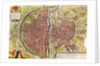 Map of Paris from 'Civitates orbis terrarrum' by Georg Braun and Franz Hogenbergh, French, 1572-1617 by Georg and Hogenberg Franz Braun