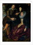 Self portrait with Isabella Brandt, his first wife, in the honeysuckle bower, c.1609 by Peter Paul Rubens