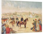 General Jacques Achille Duchesne entering Tananarive, Madagascar, 1st October 1895 by French School
