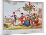 Patriotic Refrains: French Revolutionaries dancing the Carmagnole around the Tree of Liberty, c.1792 by French School