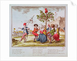 Patriotic Refrains: French Revolutionaries dancing the Carmagnole around the Tree of Liberty, c.1792 by French School
