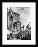 The Temple of Jupiter in the palace of Diocletian, Roman Emperor 284-305, at Split on the Dalmatian coast by Robert (after) Adam