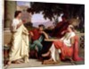 Horace, Virgil and Varius at the house of Maecenas, 19th century by Charles Francois Jalabert
