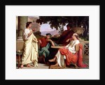 Horace, Virgil and Varius at the house of Maecenas, 19th century by Charles Francois Jalabert