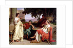 Horace, Virgil and Varius at the house of Maecenas, 19th century by Charles Francois Jalabert