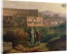 Johann Wolfgang von Goethe visiting the Colosseum in Rome, c.1790 by Jacob-Philippe Hackert