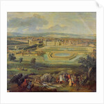 View of the Palace of Fontainebleau from the Parterre of the Tiber, 1722 by Pierre-Denis Martin