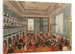 Concert given by the girls of the hospital music societies in the Procuratie, Venice, 18th century by Gabriele Bella