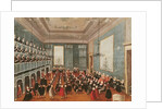Concert given by the girls of the hospital music societies in the Procuratie, Venice, 18th century by Gabriele Bella